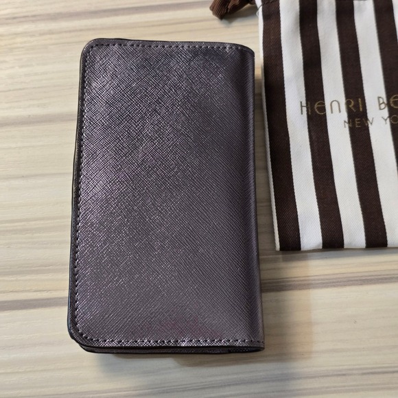 Henry Bendel Wallet Smartphone Case Metallic Purple New - Picture 7 of 7